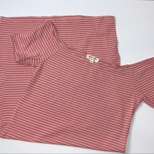 30 MIN SALE Off the Shoulder Striped Dress